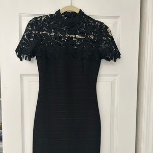 Black cocktail dress